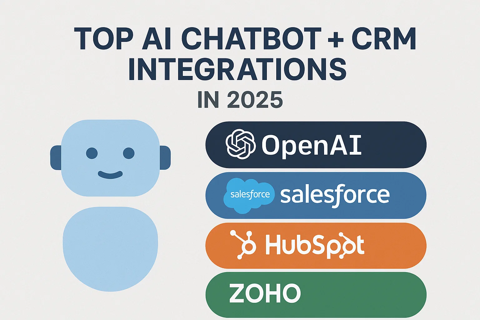Top AI Chatbot + CRM Integrations in 2025 Thumbnail